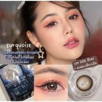 ราคา คอนแทคเลนส์ สายมู Turquoise สี ตาล Brown MTK Kitty Kawaii มีค่าสายตา (19373126224)