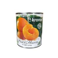 ราคา พีชกระป๋อง KRONOS PEACH HALVES IN in light syrup 820g (15364884796)