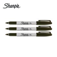 ราคา Sharpie ปากกาเคมี ปากกา Permanent ชาร์ปี้ Fine 1 0mm สีดำ แพ็ค 3 ด้าม (11908637969)