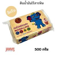 ราคา ดินน้ำมันไร้สารพิษ Non Toxic Clay ดินน้ำมันหลากสี เนื้อละเอียด แบบก้อน 500 กรัม 1 ก้อน (11292578962)