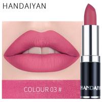 ราคา Beautye Spot Handaiyanลิปสติกเซ็กซี่ชุดลิปสติกเนื้อแมทกันน้ำNourishingลิปสติกสีเวลเว็ด12สี (4576114617)