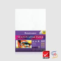 ราคา Renaissance กระดาษ 100 ปอนด์ เนื้อหยาบ เรียบ ขนาด A4 หนา 200 แกรม 50แผ่น 1 แพ็ค (18284725380)