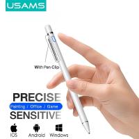 ราคา USAMS Stylus Pen for Android Universal Active Touch Screen Capacitive Stylus Pen for iPad iPhone Windows Android tablet Android Phone Samsung Huawei Xiaomi (5070850646)