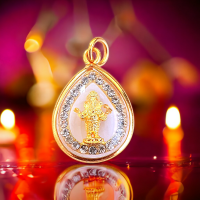 ราคา พระพิฆเนศ จี้พระพิฆเนศ ล้อมเพชร พระพิฆเนศยืนประทานพร ชุบเศษทองแท้ 1 5x2 ซ ม เพื่อความสมบูรณ์เติมเต็มของชีวิต เทพแห่งศิลปะและปัญญญา (19563596475)