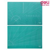 ราคา Deli แผ่นรองตัดกระดาษ สีเขียว แบบสองด้าน PVC ขนาด A3 300 x 450mm Cutting Mat PVC A3 78401 อุปกรณ์สำนักงาน แผ่นรองตัด ที่ตัดกระดาษ ที่รองตัดกระดาษ (7191254805)