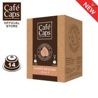 ราคา CafeCaps Caffè mocha Nescafe Dolce Gusto Capsule Compatible 1 Box X14 capsules แคปซูล by Cafecaps กาแฟมอคค่าแคปซูลที่สามารถใช้กับเครื่องDolce Gusto กาแฟ7แคปซูล โกโก้7แคปซูล (20253689309)