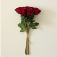 ราคา ดอกไม้ปลอม ดอกไม้ประดิษฐ์ กุหลาบปลอม ดอกกุหลาบปลอม ตกแต่งดอกไม้ ดอกไม้ประดิษฐ์ดอกกุหลาบ Rose 11 ชิ้น (9970180002)