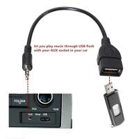 ราคา Flash Sale สายสัญญาณเสียงเป็น USB สายเครื่องเสียงรถยนต์อิเล็กทรอนิกส์สำหรับเล่นเพลงสายสัญญาณเสียงในรถยนต์ (19193460923)
