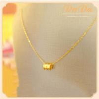 ราคา สร้อยคอทองคำแท้ครึ่งสลึง ลายโซ่กล่อง หนัก 1 9 กรัม ทองคำแท้ 96 5 (20308903283)