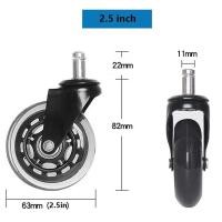 ราคา 5 ชิ้นเฟอร์นิเจอร์ล้อเลื่อนเก้าอี้สำนักงานล้อเลื่อนลูกรอกเปลี่ยน 2 5 และ 3 นิ้ว (15638758419)