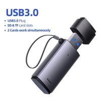 ราคา Baseus Card Reader USB 3 0 Type C to Micro SD TF Memory Card Reader 2 in 1 For PC Laptop Accessories Smart Cardreader Adapter (15192703548)