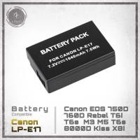 ราคา แบตเตอรี่กล้อง Canon LP E17 สำหรับกล้อง Canon EOS Rebel T6i 750D T6s 760D M3 M5 T6s 8000D Kiss X8i (19818355562)