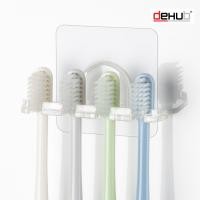 ราคา DeHUB Vacuum pad ที่แขวนแปรงสีฟัน แบบ 4 แปรง ตะขอแขวนแปรงสีฟัน ที่เก็บแปรงฟัน ติดผนัง Vacuum Pad Toothbrush Holder 4brush (18902737879)