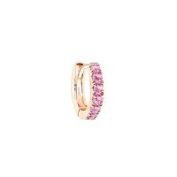 ราคา PRIMA ต่างหูประดับอัญมณี Pink Tourmaline Huggie Collection ตัวเรือน 9K สี Rose gold รหัสสินค้า 993E0003 SG ราคาต่อชิ้น (19721760042)