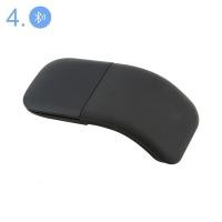 ราคา CHYI เมาส์ไร้สายพับได้พกพาได้เม้าส์ไร้สายบลูทูธหรือ USB 2 4กรัมลูกกลิ้งสัมผัสโค้งพับได้เมาส์แบบแบนมากสำหรับแล็ปท็อป PC หน้าจอแมค (19647701274)