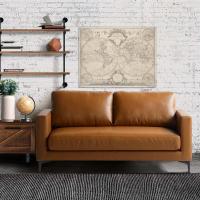 ราคา SB Design Square SB FURNITURE โซฟาหนัง 3 ที่นั่ง Austin สีน้ำตาล (5444362588)
