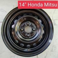 ราคา ราคาต่อวง ล้อกะทะ ขอบ14X5J ดุม56 1 4รู100 ถอดป้ายแดง สวยกริ๊ป MITSUBISHI Honda (17328636543)