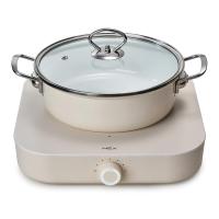 ราคา MEX PIC212 เตาแม่เหล็กไฟฟ้าแบบตั้งโต๊ะ 1 หัวเตาขนาด 200 mm พร้อมหม้อเคลือบและฝาแก้วปิดหม้อ (19909918774)