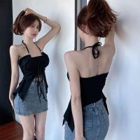 ราคา Cici J330 เกาะอกเปิดไหล่ แต่งดีเทลคล้องคอแบบไขว้ เหมาะสำหรับสาวฮอต (18452146175)