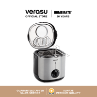 ราคา HOMEMATE หม้อทอดไฟฟ้า 1 2 ลิตร รุ่น HOM ZG28A (11558701)