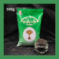 ราคา ถั่วแขก แขกต้ม ถั่วล้าน 500 กรัม Black matpe Black gram 500g (17445623968)