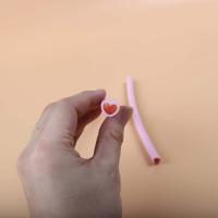 ราคา MTOTO หลอดดูดน้ำซิลิโคน หลอดดูดน้ำ หลอดซิลิโคน Silicone Straw ทรงกลม และ รูปหัวใจ food grade (12379055997)