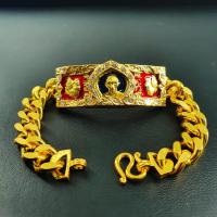 ราคา เลสข้อมือ หลวงพ่อรวย ปาสาทิโก รุ่นไตรมาส59 พร้อมกรอบชุบทองฝังเพชร บันดาลความสำเร็จ โชคลาภ (16058812164)
