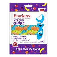 ราคา ไหมขัดฟันแบบมีด้ามจับสำหรับเด็ก Plackers Flosser Kids Dual Gripz 75 pcs (9405139846)