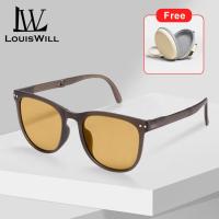 ราคา LouisWill แว่นกันแดดของผู้ชายผู้หญิงแว่นกันแดดสำหรับขับรถเลนส์พับได้แว่นกันแดดสำหรับเล่นกีฬากิจกรรมปั่นจักรยานขับขี่กลางแจ้งแว่นตาตกปลา (11764266916)