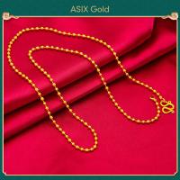 ราคา ASIX GOLD สร้อยคอทองคำ 24K สำหรับผู้หญิง 999 ไม่ดำ ไม่ลอก (15941511416)