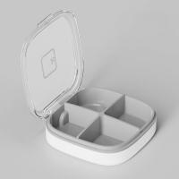 ราคา ecoco ตลับยาพกพา ตลับใส่ยา กล่องแบ่งยา กล่องใส่ยา แบบ 4 ช่อง 6 ช่อง กล่องยา ตลับยา กล่องยาขนาดพกพา ตลับใส่ยาพกพา มีฝาปิดมิดชิด มี 3 สี (7671319538)