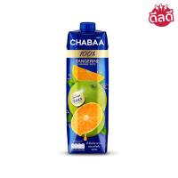 ราคา CHABAA ชบา น้ำส้มเขียวหวานผสมเกล็ดส้ม 100 1000 มล (9345976604)