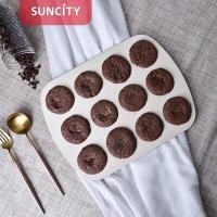 ราคา ถาดอบ 12 หลุม คุกกี้ มาการอง บิสกิต พิมพ์คุกกี้ SUNCITY สินค้าพร้อมส่ง (9727742260)