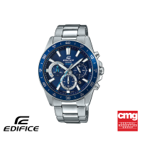 ราคา CASIO นาฬิกาข้อมือผู้ชาย EDIFICE รุ่น EFV 570D 2AVUDF วัสดุสเตนเลสสตีล สีน้ำเงิน (4963354340)