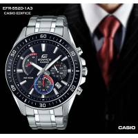 ราคา นาฬิกา Casio Edifice รุ่น EFR 552D 1A3 นาฬิกาผู้ชายสายแสตนเลส ระบบโครโนกราฟ ของแท้ 100 ประกันศูนย์ CMG 1 ปี (389608981)