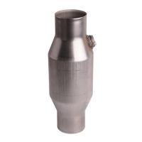ราคา 2 5inch Spun Universal Catalytic Converter High Flow Stainless Steel 425250 Exhaust Catalytic Converter (17338336856)