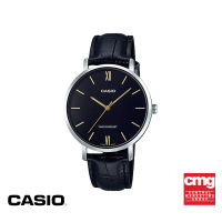 ราคา CASIO นาฬิกาข้อมือ CASIO รุ่น LTP VT01L 1BUDF สายหนัง สีดำ (618078160)