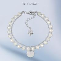 ราคา Mizuchol กำไลไข่มุก Pearly Bracelet อะไหล่เงินแท้ ไข่มุกน้ำจืดแท้ (15744285372)