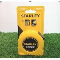 ราคา ตลับเมตร STANLEY GLOBAL TAPE 8 เมตร สีเหลือง (15046181096)