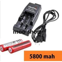 ราคา Ultrafire ที่ชาร์ตถ่าน 2 ก้อน Ultrafire 3 7V WF 139 สีดำ Ultrafire ถ่านชาร์จ 18650 3 7V 9900 mAh 2 ก้อน (419712208)