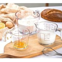 ราคา มีของพร้อมส่ง แก้วตวง ถ้วยตวง แก้วชงกาแฟ 350ml 500ml 1000ml เหยือกตวง เหยือกตวงแก้ว มีหูจับ เนื้อแก้วใส (19918316738)