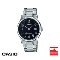 ราคา CASIO นาฬิกาข้อมือ CASIO รุ่น MTP V002D 1BUDF วัสดุสเตนเลสสตีล สีดำ (6470440007)