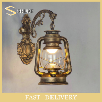 ราคา วินเทจ LED โคมไฟติดผนังโคมไฟยุ้งข้าวย้อนยุคน้ำมันก๊าดโคมไฟติดผนังสไตล์ยุโรปโบราณ (19340495262)
