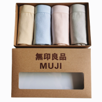 ราคา ญี่ปุ่น MUJI MUJI หญิงระบายอากาศต้านเชื้อแบคทีเรียผ้าฝ้ายชุดชั้นในลูกไม้ Non Trace สาวกางเกงชั้นในทรงสามเหลี่ยมผ้าฝ้าย (19183018295)