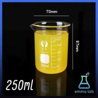 ราคา บีกเกอร์ บีกเกอร์แก้ว Glass Beaker Borosilicate Glass 5ml 10ml 25ml 50ml 100ml 250ml 400ml 500ml 600ml and 1000ml อุปกรณ์ห้องทดลอง (9512162201)