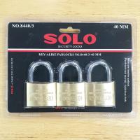ราคา กุญแจ SOLO key alike 25 40 มม ชุดกุญแจ กุญแจดอกเดียวสามารถไขได้ทั้งชุด แม่กุญแจ โซโล ของแท้ 100 กุญแจสปริง กุญแจบ้าน (12319462205)