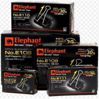 ราคา KTS คลิปหนีบดำ คลิปดำ คลิปหนีบเอกสาร ตราช้าง เบอร์ E108 E109 E110 E111 E112 เลือกเบอร์ได้ (7631902762)