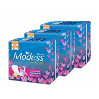 ราคา MODESS โมเดส ผ้าอนามัย แม็กซี่ คอตตอนนี่ ซอฟท์ แบบไม่มีปีก 20 ชิ้น แพ็ค 3 ห่อ (127636136)