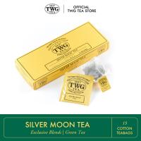 ราคา TWG Tea Silver Moon Tea Green Tea Blend Cotton Teabag Box 15 Teabags ชา ทีดับเบิ้ลยูจี ชาเขียว ซิลเวอร์มูน ที ชนิดซอง บรรจุ 15 ซอง (4332516840)