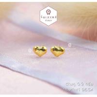 ราคา ต่างหู 0 3 กรัม ทองคำแท้96 5 ต่างหูทอง ต่างหูทองคำแท้ (5999252054)
